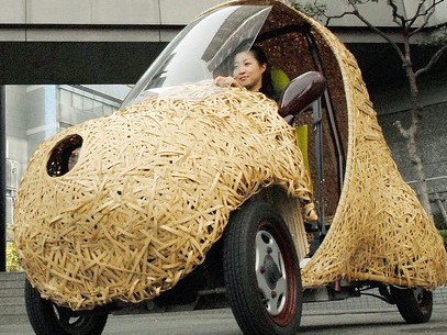 bamboo car