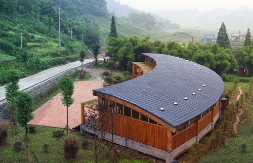 bamboo house