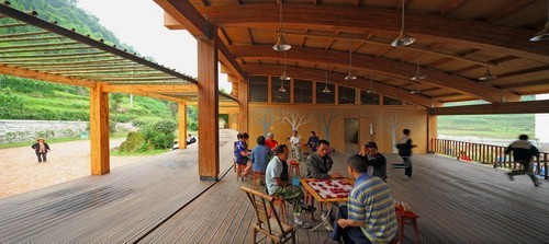 bamboo house