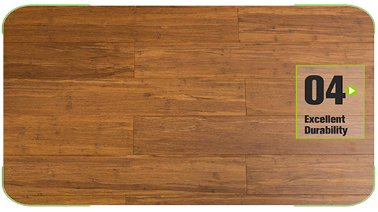 Carbonized Solid Strand Woven Bamboo Flooring