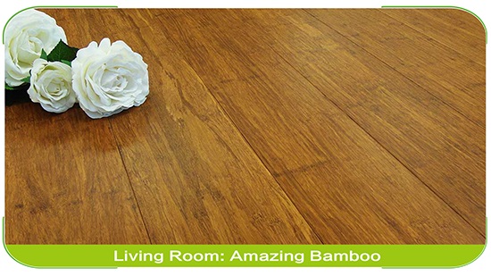 Carbonized Solid Strand Woven Bamboo Flooring