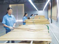 bamboo flooring process