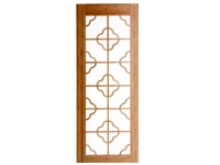 bamboo door
