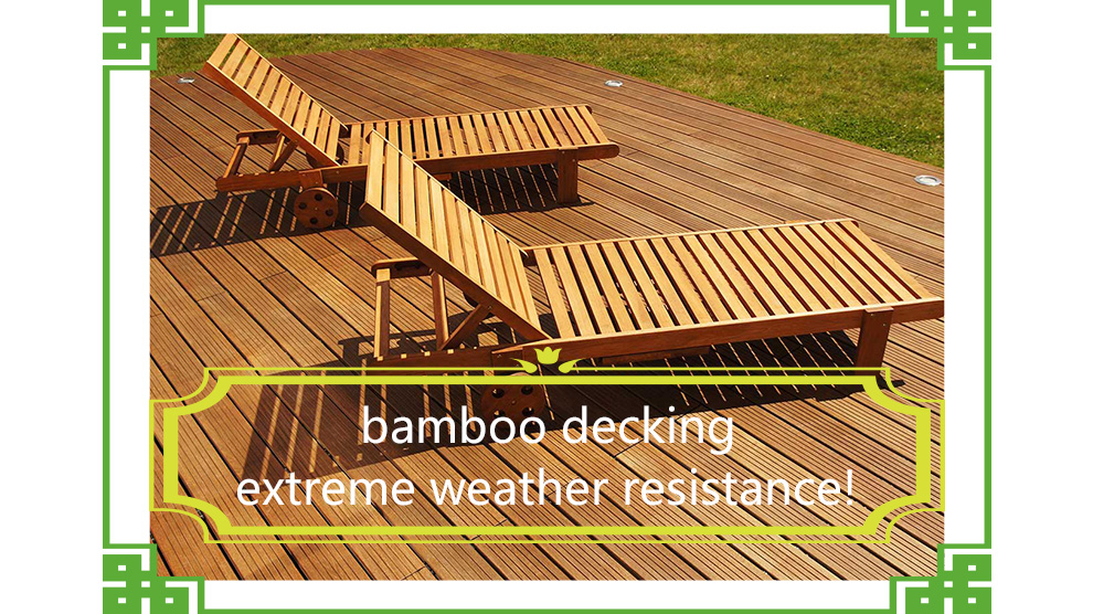 outdoor bamboo decking