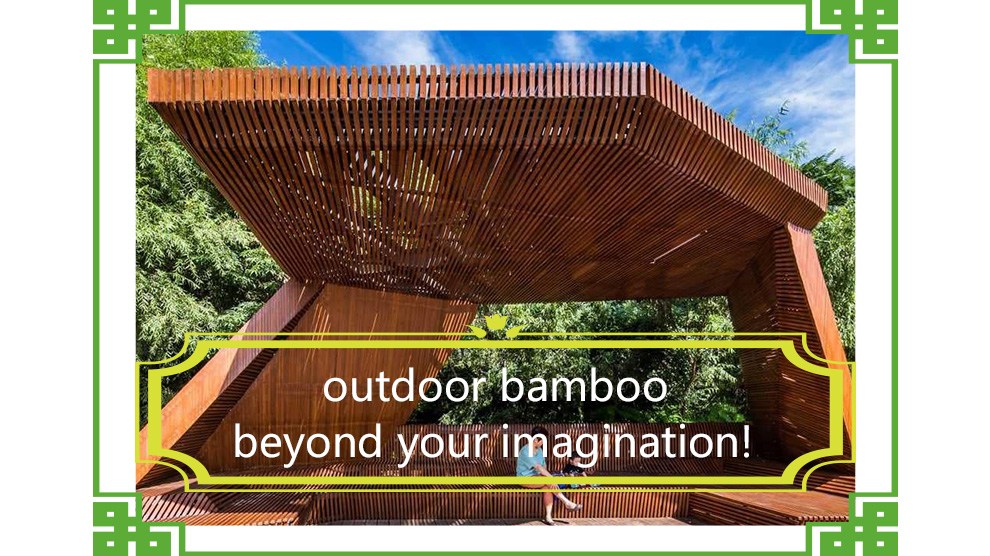 outdoor bamboo decking