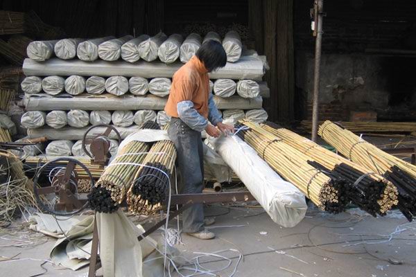 Packing Bamboo Poles bamboo pole
