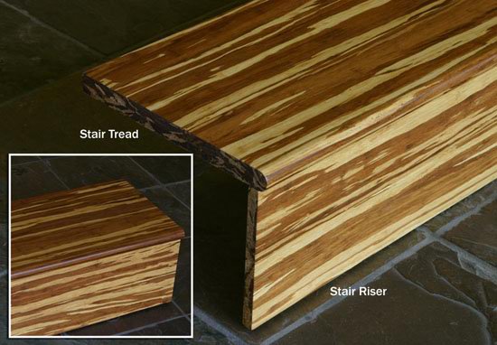 bamboo stair treads