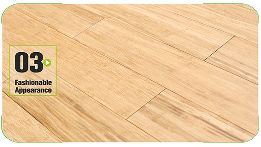 Solid Strand Woven Bamboo Flooring Natural
