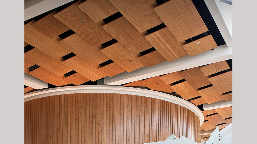 vertical bamboo ceiling