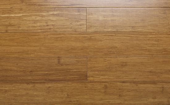 Carbonized Solid Strand Woven Bamboo Flooring Caramel 1850x96x14mm